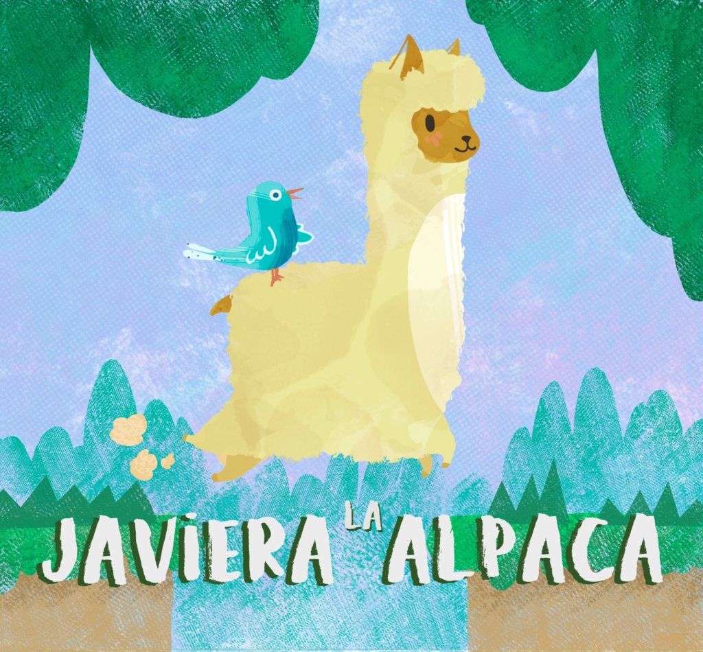 Posible portada del libro "Javiera la Alpaca"
